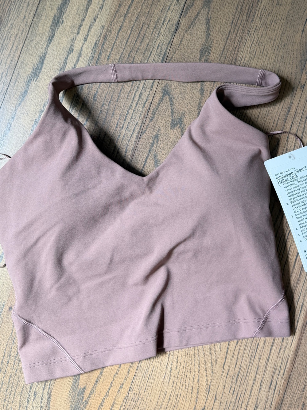 lululemon Align Halter Tank in Dusty Rose
